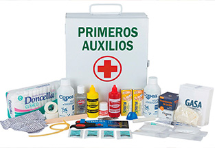 Botiquín primeros auxilios